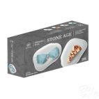 Zestaw filiżanek 100 ml / 6 szt. - STONE AGE / Ceglasty - zdjęcie