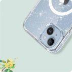 Etui do iPhone 15 Pro Max Tech-Protect Glitter MagSafe - Przeźroczyste - zdjęcie