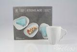 Zestaw kubków 350 ml / 6 szt. - STONE AGE / Biały