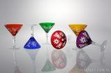 Kieliszki kryształowe do martini 115 ml - KOLOR MIX
