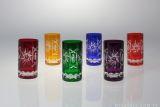 Szklanki kryształowe 283 ml - KOLOR MIX (6K)