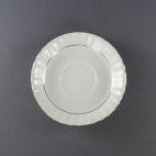 Filiżanka do herbaty 0,22 l - B014 IWONA Złota linia + Spodek 14 cm - B014 IWONA Złota linia - zdjęcie