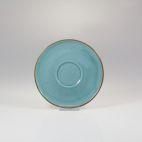 Filiżanka 0,18 l - K630 Art Turkus (Aida) + Spodek 14,5 cm - K630 Art Turkus (Aida) - zdjęcie