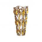 Misa kryształowa 30,5 cm - SAMBA OPERA GOLD + Wazon kryształowy 30,5 cm - SAMBA OPERA GOLD - zdjęcie