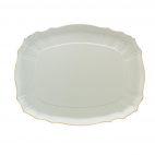 Patera na nodze 40 cm - Bernadotte Ivory Gold (054049) - zdjęcie