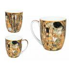 Kubki 400 ml - 2 szt. - G. Klimt / Pocałunek (532-7404) - zdjęcie