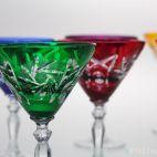 Kieliszki kryształowe /małe/ do martini 40 ml - KOLOR MIX - zdjęcie