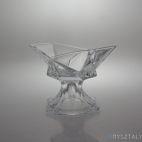 Misa kryształowa na nodze 22,5 cm - ORIGAMI (999351) - zdjęcie