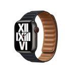 Pasek do Apple Watch 41mm z karbowanej skóry S/M - północ - zdjęcie