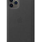 Skórzane etui folio do iPhone 11 Pro Apple - czarne - zdjęcie