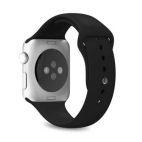 Pasek do Apple Watch 44/45mm PURO - czarny - zdjęcie