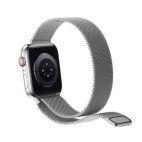 Pasek do Apple Watch 42/44/45/49 mm Puro Milanese - srebrny - zdjęcie