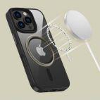 Etui do iPhone 16 Pro Tech-Protect MagMat MagSafe black clear - przezroczyste - zdjęcie