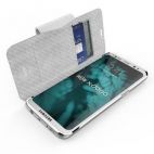X-Doria Engage Folio - Etui Samsung Galaxy S8+ z kieszeniami na kartę (White) - zdjęcie 