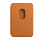 Apple skórzany portfel z MagSafe FindMy - złocisty brąz - zdjęcie 