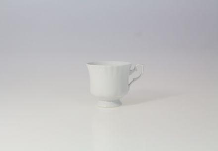 Filiżanka 0,22 l - C000 IWONA Biała (prosta) + Spodek 14 cm - C000 IWONA Biała - zdjęcie główne