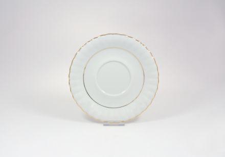 Spodek 17 cm / do bulionówki - B014 IWONA Złota linia - zdjęcie główne