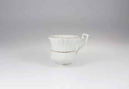 Filiżanka 0,22 l - B014 IWONA (odlewana) Złota linia + Spodek 14 cm - B014 IWONA Złota linia - zdjęcie główne
