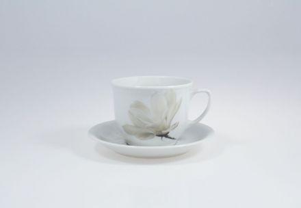 Kubek 300 ml ze spodkiem - 6474 Magnolia (Wiedeń) - zdjęcie główne
