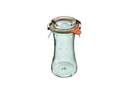 Słoiki z pokrywką, uszczelką i 2 zapinkami / 100 ml - WECK Deli (WE-757-40PUZ) - zdjęcie główne