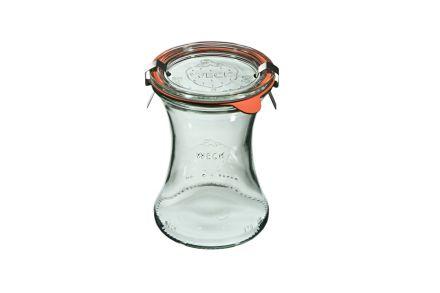 Słoiki z pokrywką, uszczelką i 2 zapinkami / 370 ml - WECK Deli (WE-996-80PUZ) - zdjęcie główne