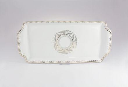 Tacka prostokątna 36 cm - G682 YVONNE Złoty Miraż - zdjęcie główne
