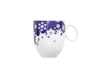 Kubek 300 ml - QUEBEC / Niebieskie śnieżynki G594 - zdjęcie główne