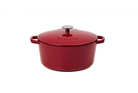 Garnek żeliwny 5,0 l - NATUR IRON / bordo - zdjęcie główne