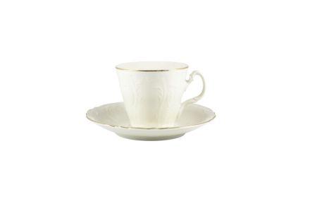 Filiżanka 240 ml ze spodkiem - Bernadotte Ivory Gold (383652) - zdjęcie główne