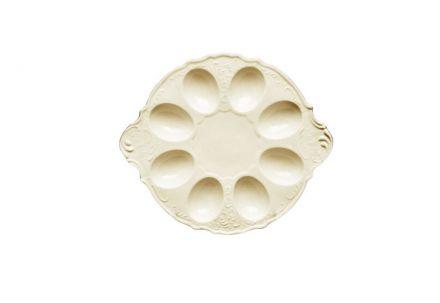 Talerz na jajka 25 cm - Bernadotte Ivory Gold (775506) - zdjęcie główne
