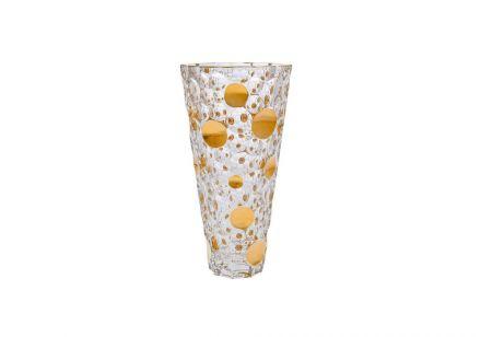 Wazon kryształowy 31 cm - LISBOA GOLD (022410) - zdjęcie główne
