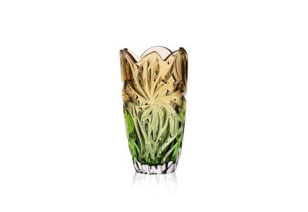 Wazon kryształowy 28 cm - Flora Amber Green (526565) - zdjęcie główne