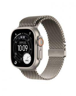 Apple Watch Ultra 3 tytan z bransoletą mediolańską w kolorze naturalnym M - zdjęcie główne