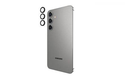 Case-Mate Aluminum Ring Lens Protector - Szkło ochronne na obiektyw aparatu Samsung Galaxy S24+ (Black) - zdjęcie główne