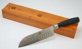 Nóż Santoku 17,5 cm - MIDORI (stal damasceńska)