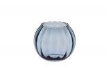 Wazon optyk pionowy 15,5 cm - Home&Living / Szaro-Niebieski (D059)