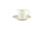 Filiżanka 240 ml ze spodkiem - Bernadotte Ivory Gold (383652)