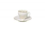 Filiżanka 170 ml ze spodkiem - Bernadotte Ivory Gold (076553)