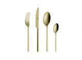 Zestaw sztućców, 24 szt. / połysk - 112 MODERN Gold