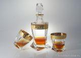 Komplet kryształowy do whisky - QUADRO RICH GOLD (whisky set 1+6)