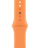 Apple Pasek 41 silikonowy w kolorze Marigold - pomarańczowy