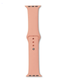 Pasek Apple Watch 44/45mm eStuff Silicone - różowy