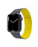 Pasek do Apple Watch 38/40/41 mm JCPAL FlexForm Szary/Żółty S