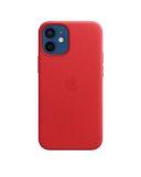 Etui do iPhone 12 mini Apple Leather Case z MagSafe - czerwone