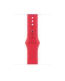 Pasek do Apple Watch 45mm Silicone - czerwony