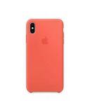 Etui do iPhone Xs Max Apple Silicone - nektarynka