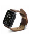 Pasek do Apple Watch 45/49 mm X-doria Lux Band - brązowy